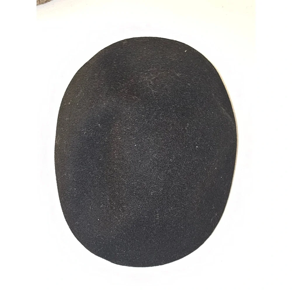 Vintage Kangol Carimac Mens Black Wool Driving Cap Hat Made In England